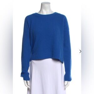 La Ligne Blue Cashmere Sweater